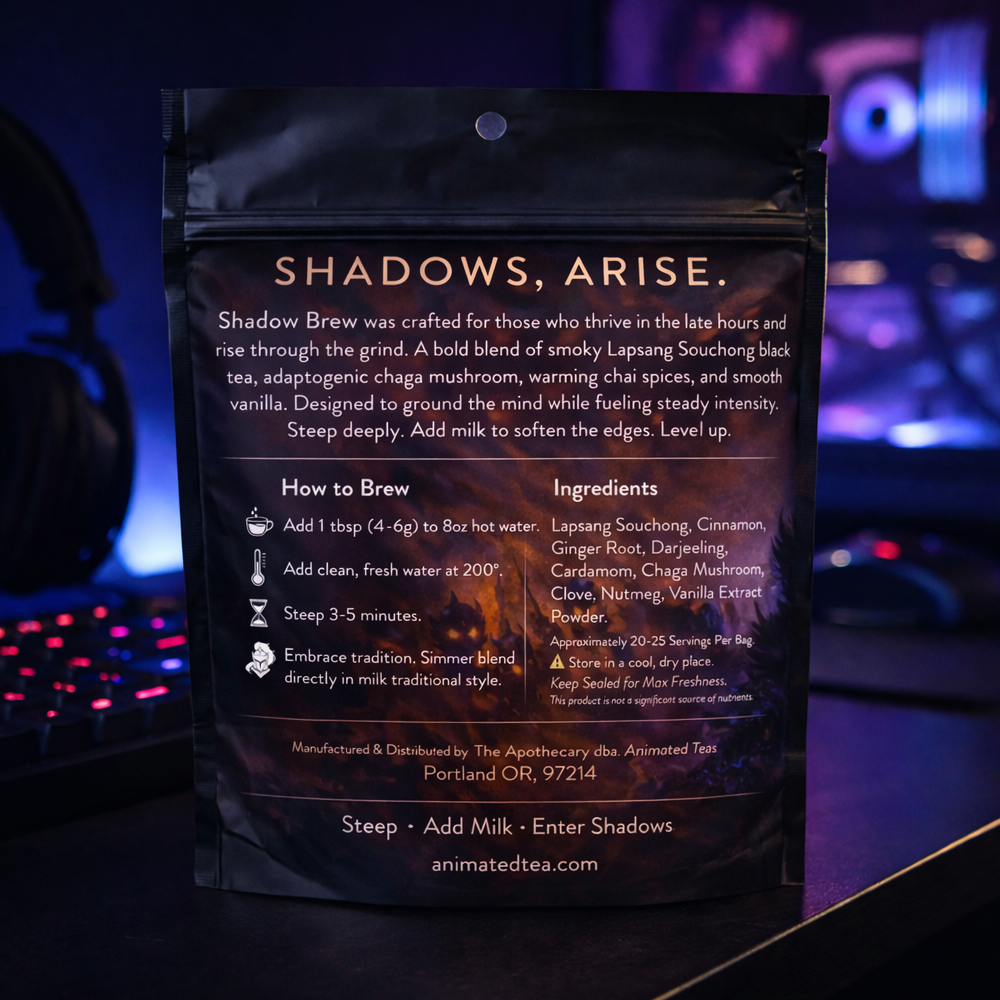 SHADOW BREW | Black Tea with Chaga & Chai Spices